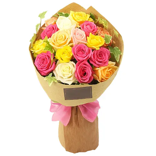 Trendy Casual Roses Bouquet Delight