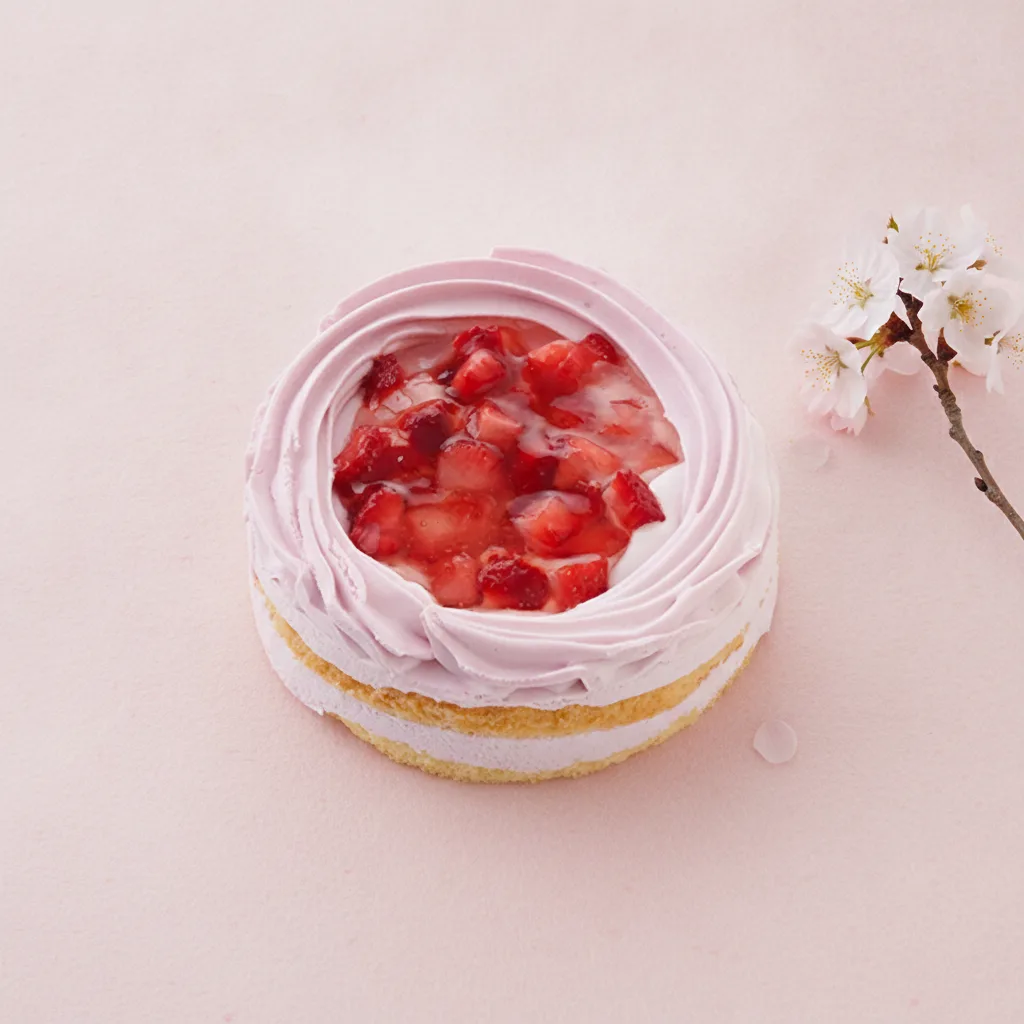 Indulgent Strawberry Bliss Cake