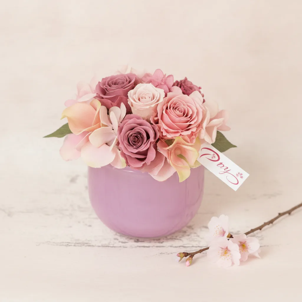 Charming Blush Floral Delight